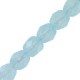 Czech Fire polished faceted glass beads 4mm Crystal cloud blue